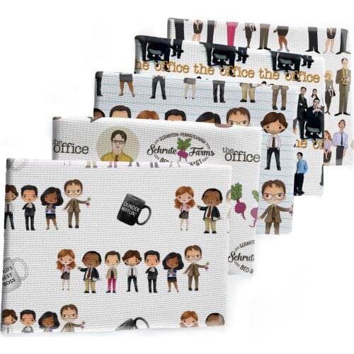 50*150cm Cotton The Office Printing Bullet Textured Liverpool Patchwork Tissue Kids home textile