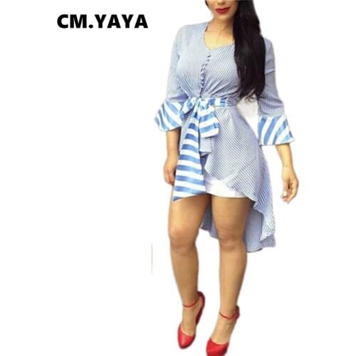 Женские офисные рубашки CM.YAYA China At AliExpress