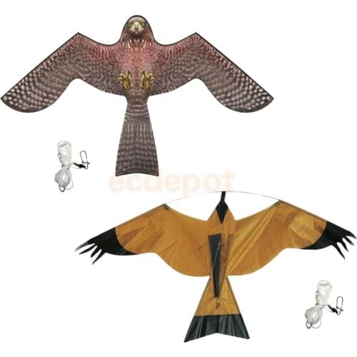 Hawk Kite Eagle Bird Scarer Protector Guard Farmer Crops Windsock Scarecrow Small Birds Dog Cat Decoy Props Toys