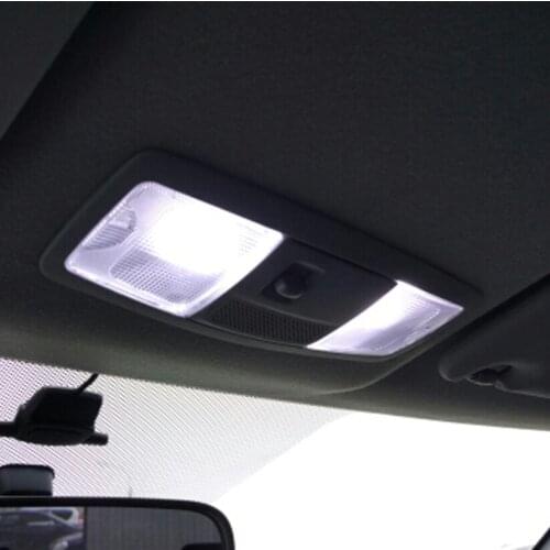 For Mitsubishi ASX Outlander 2012 2013 2014 2015 white LED for reading Interior lighting dome lamp 4 pcs / lot