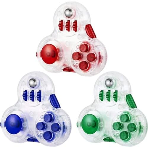 Fidget Stress Reliever Fidget Pad Toy with 10 Fidget Features
