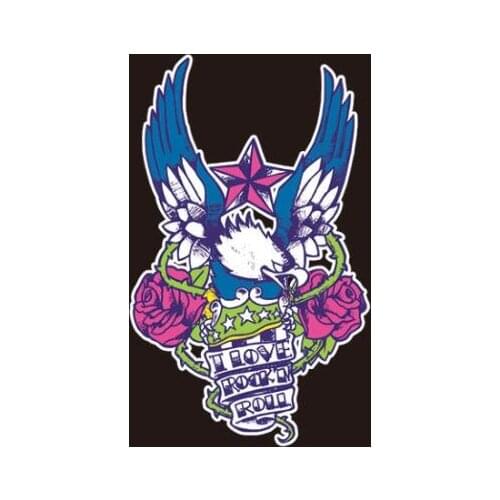 I love rock Flag 90*150cm with hawk rose banner any hobby history America FLAG BANNER