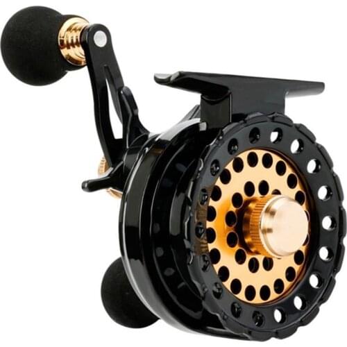 Fly Fishing Reel Ice fishing reel Micro lead Gear 2.6:1magnetic brake 6+1BB fish line wheel 6+1BB Baitcasting reel
