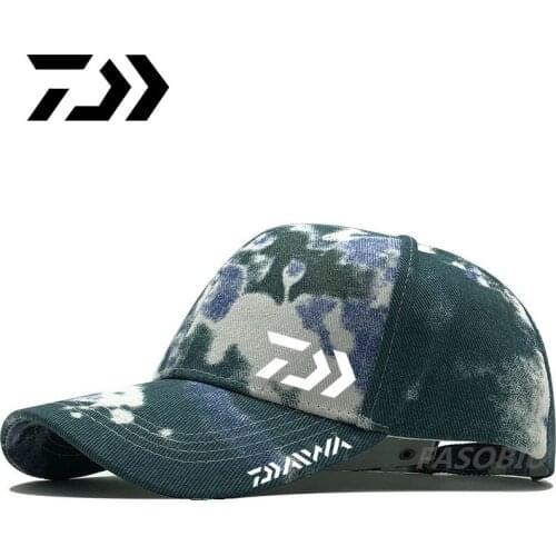 Daiwa Mens Spring Summer New Fashion Baseball Cap Unisex Men Fishing Baseball Caps Women Breathable Casual Sport Cap Sun Hat