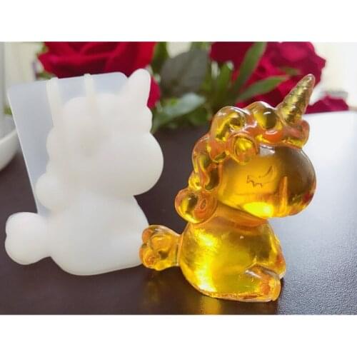 God Beast Mirror Mould Decoration Decoration Mould DIY Candle Soap Gypsum Resin Handmade Jewelry Accessories Mould