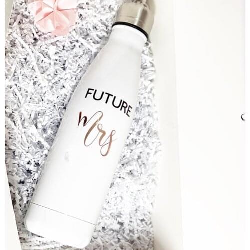 Miss to Mrs Future Mrs Bag Robe water bottle Wedding Bridal Shower Bride to be Bachelorette hen Party decoration Gift present