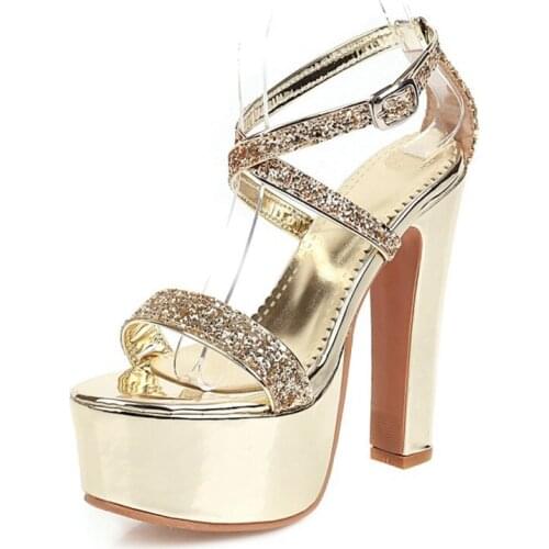 2020 New Platform High Heels Luxury Designer Women Pumps Sexy Summer Fashion Sandals Party Dress wedding Shoes size 31-48 D-5