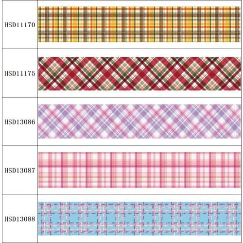 22MM 25MM 38MM 50MM 75mm Printed Pattern on Grosgrain Ribbon for diy ribbon