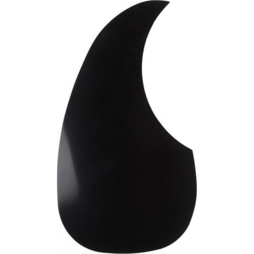 Musiclily Left Handed Self Adhesive Teardrop Acoustic Guitar Pickguard for Martin D28 Style Guitar, Black