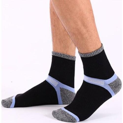 Sports Socks Cotton Men Cycling Socks Patchwork Running Basketball Breathable Socks Male Autumn Winter Socks Cycling Socks