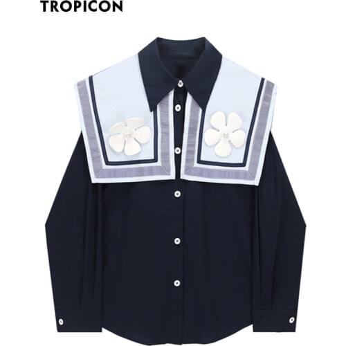 TROPICON Dark Blouses