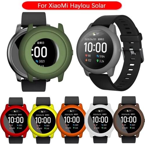 Screen Protector For Xiaomi Haylou solar LS05 bracelet protective shell Mi Band Protector Silicone Soft Protective cover shell