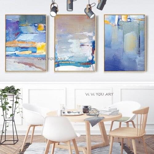 100% Stylish Simplicity Hand-Painted Abstract Oil Modern Minimalist Porch Living Room Nordic Style Hotel Custom Vertical Version