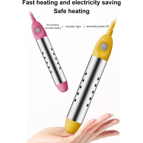 220V 2500W Water Heating Rod High-power Stainless Steel Automatic Power Off High-power Electric U-shaped Tube Water Heater