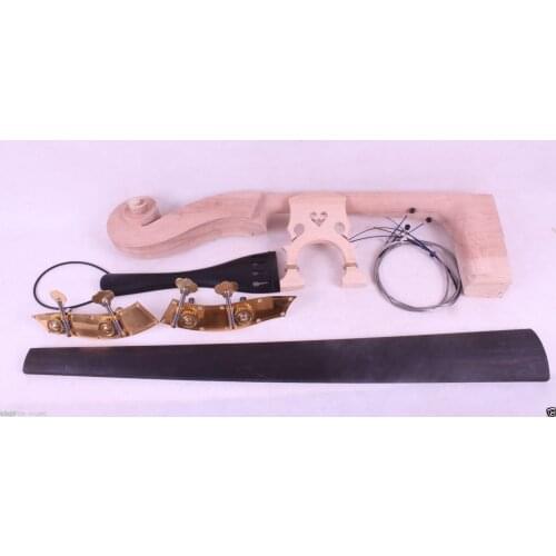 4/4 3/4 Upright Double Bass Neck Fingerboard Metal Bass Peg Tailpiece Bridge Endpin String