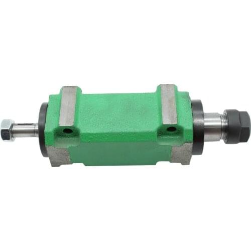 750W 1HP Power Head ER20 Chuck Spindle Unit 60mm 80mm Mechanical Spindle CNC Drilling Milling Boring Cutting Machine Tool