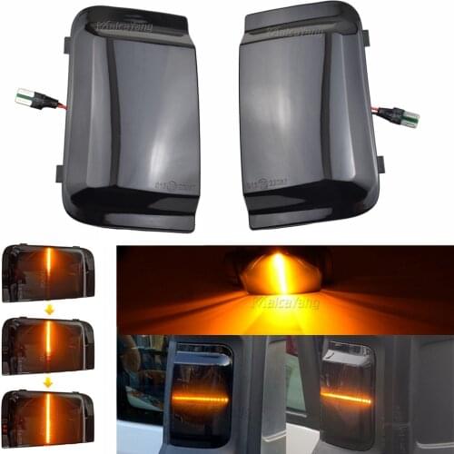 Side Wing Rearview Mirror Dynamic Blinker Flowing Indicator LED Turn Signal Light For Peugeot Boxer Fiat Ducato Citroen Jumper