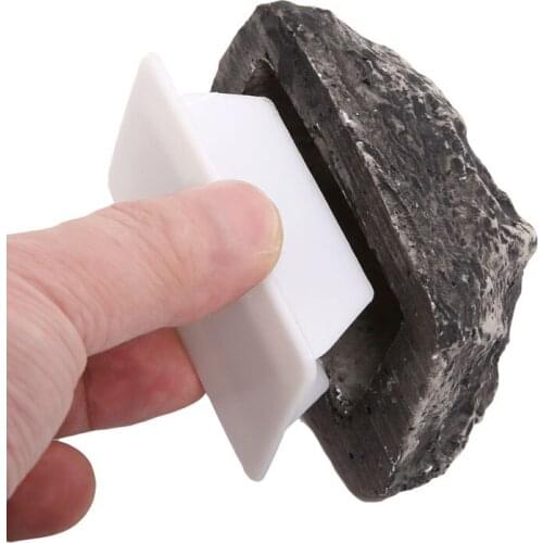 Ink Color Outdoor Spare Key House Safe Hidden Hide Storage Security Rock Stone Key Box Case Simulation Stone