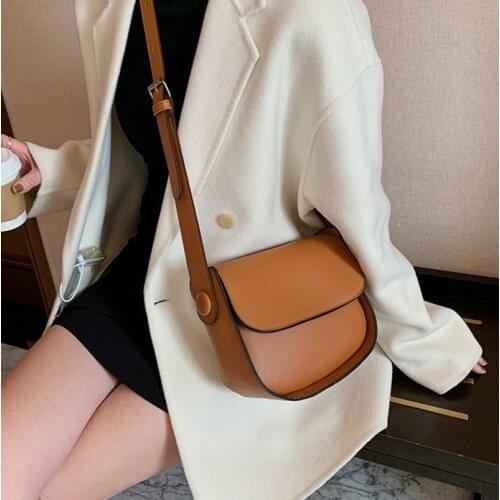 Designer Fashion Womens Bag PU Leather Saddle Bag Shopper Bag Clutch Sac De Luxe Femme Holiday Shoulder Bag Messenger Bags