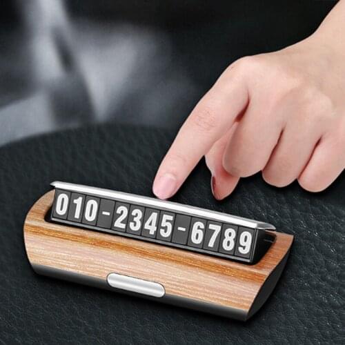 Car Styling Luminous Temporary Car sticker Parking Card Phone Number Plate Magnetic Telephone Number Car Accessories for car