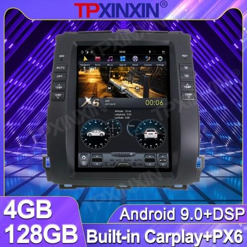 For Toyota Land Cruiser Prado 120 2002 - 2009 Lexus GX470 Android Tesla Screen Car Radio Multimedia Video Player Carplay GPS