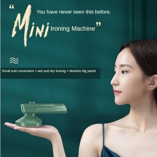 Mini Electric steam iron Fast Heat Handheld hanging Iron Portable garment steamer with Ceramic Soleplate For Home Travel