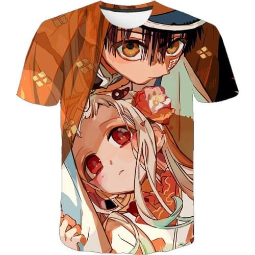 T Shirt Cartoon Anime Baby Kids Boys Girls Children 3D Short Sleeves Summer Clothing Hanazakarino Cosplay Print Tee Toddler