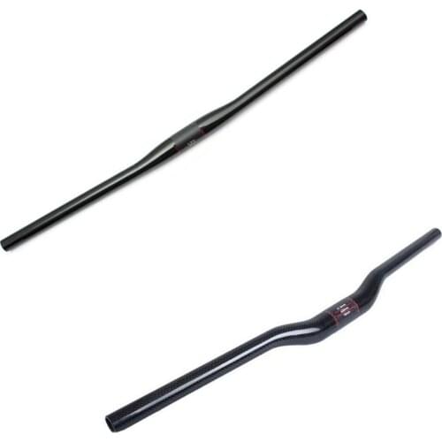 Hot AD-31.8mm Full Carbon Fiber Straight Handlebar MTB Bike Bicycle Flat Bar Riser Bar Model:Riser Length:720mm