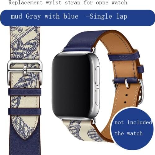 Leather Band for Oppo High Quality Personality Trendy Sports Strap Wearable Watch Band for Oppo Watch Smart Watch 41mm 46mm