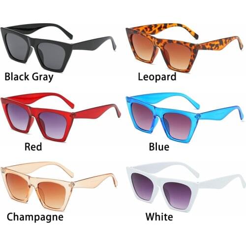 6 Colors Fashion Sun Glasses Vintage Shades Goggles Square Fishing Sunglasses Women UV400 Protection Streetwear Fishing Eyewear
