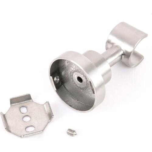 Wall Mounted Stainless Steel Handheld Shower Head Bracket 360 Degree Adjustable Brushed Nickel Shower Spray Holder Bathroom P15D