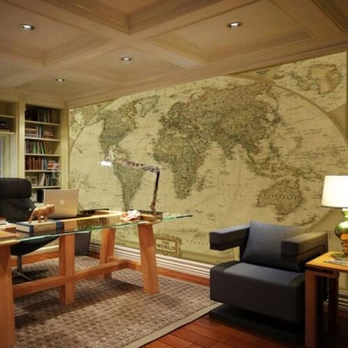 Beibehang wall paper papel de parede Mural Dolly mural fashion world map background wall 3d wall murals wallpaper papier peint
