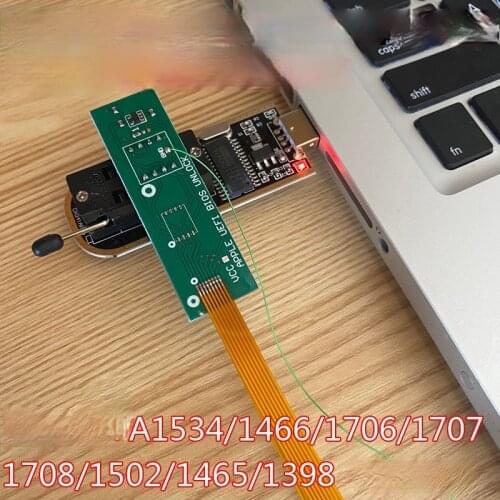 Disassembly Free Chip Flash Update BIOS Read and Write UEFI BIOS UNLOCK A1534/1466/17061707/1708/EFI Unlock ID Firmware Lock