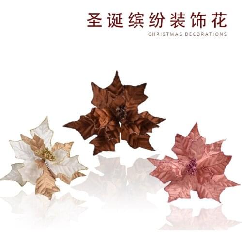 Christmas decorations, artificial flower cutting pendants, window garlands, scene arrangement, flower arrangement ornaments