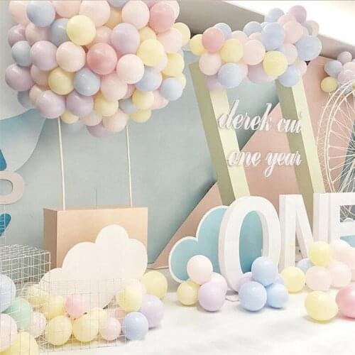 5/10/12inch 10pcs macarons latex balloon Pastel Candy Balloons birthday wedding party Balloon Arch decorations