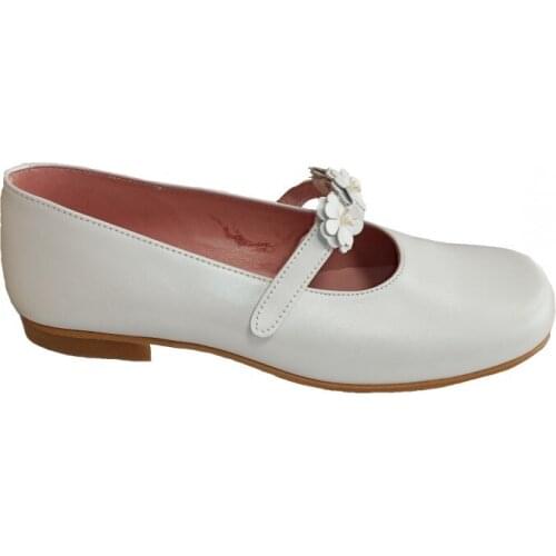 Girls communion shoes with Piulín velcro
