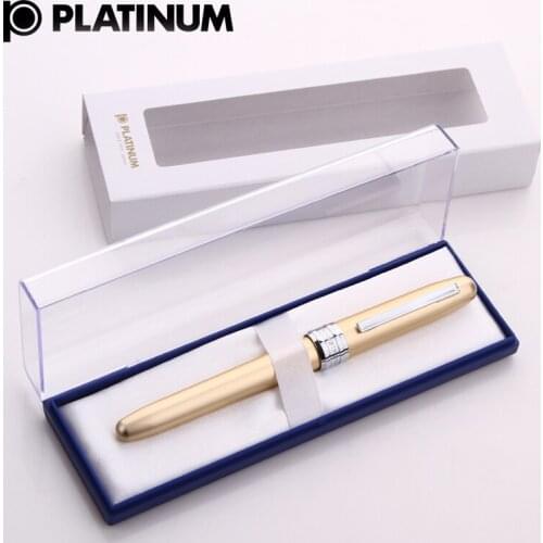Japan PLATINUM PGB-1000 Fountain Pen Plaisir Aluminum 0.38mm Gift Pen 1PCS