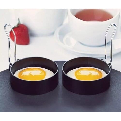 Fried Egg Pancake Ring Omelette Fried Round Shaper Eggs Mould For Cooking Frying Pan Kitchen Tools Baking Accessories