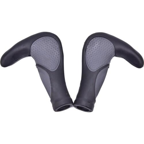 1 pair Comfy Bicycle Grips Rubber Integrated MTB Cycling Hand Rest Mountain Bike Handlebar Casing Sheath Shock Absorption