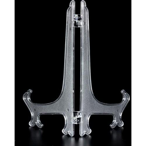 2Pcs/Set Transparent Photo Frame Holder Plastic Picture Support Frame Rack Support for Frame 3/4/5inch