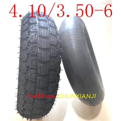 4.10/3.50-6 Inner Tube and Outer Tire for MobilityScooter. Amusement Park Facilities. Electric Vehicle. Wheelbarrow 90/90-6 Tyre