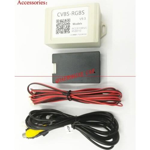 QDAEROHIVE RCD510/RNS315/RNS51 Camera in input adapter RGB to CVBS AV Rear View Adapter RVC RCA Converter Decoder for VW origin