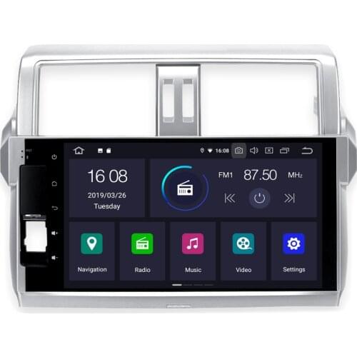 For Toyota Prado 150 2014 2015 2016 Android 9.0 Auto Car Radio Stereo GPS Navigation Navi Media Multimedia System PhoneLink