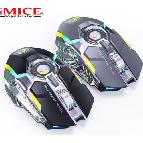 IMICE Mew G7 7-key 2.4G Silent Charging RGB Streamer Horse Racing Wireless Gaming Mouse Suitable For Office, Etc