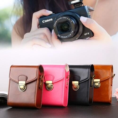 PU Leather Camera Bag Case For Panasonic Lumix LX10 LX15 LX7 TZ90 TZ80 TZ70 TZ60 TZ57 TZ50 TZ40 TZ30 TZ20 ZS70 ZS50 ZS30 ZS20