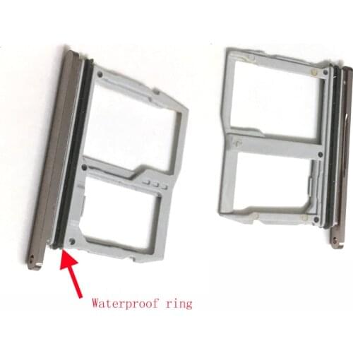 1pcs Sim & SD Card Reader Holder Tray Slot For LG G6 VS988 US997 With Waterproof Container Replacement