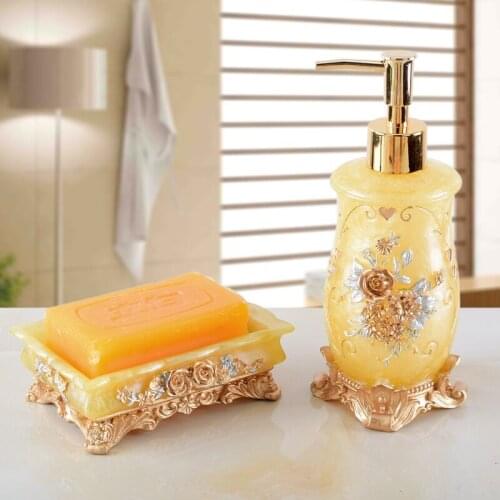 Luxury European Style Resin Plastic Shower Rail Soap Dish Box Soap Holder Soap Pallet Shower Rod Holder Slide Bar Chrome E11774