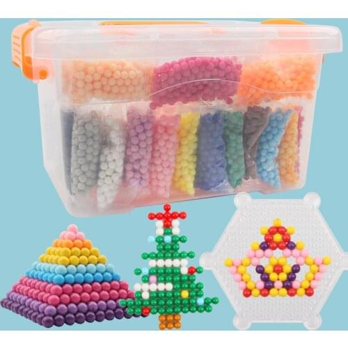 DIY Water Beads Toys for Children Kids Beads Kit Set with Storage Box Educational Boys Girls Toys for 5-6-7-8-9 Years