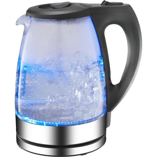 1.7L High Capacity Electric Kettle Fast Boiling Glass Water Boiler Tea Pot