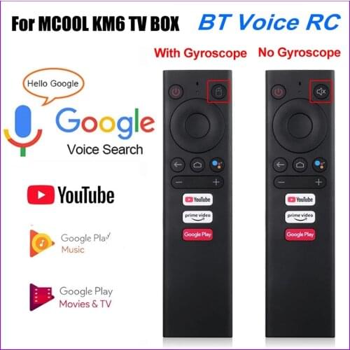 Gyro Sensing Fly Air Mouse With Voice Control Wireless Microphone IR Remote Controller For KM6 Android TV Box